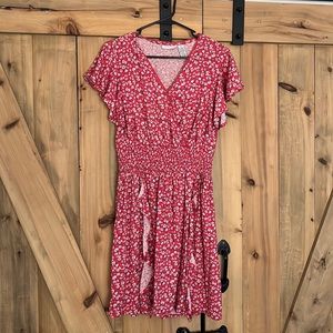 Sincerely Jules mini red in flower dress size S